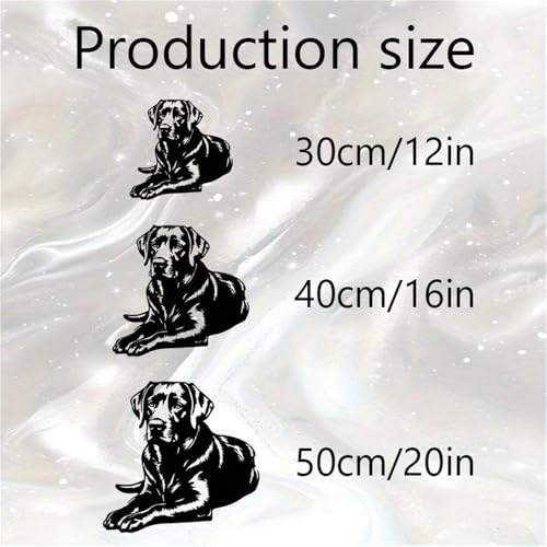 Dog Metal Wall Art - Loyal Dog Metal Wall Art - Iron Pet-Themed Sculpture, for Living Room, Bedroom & Dog-Friendly…
