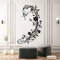 Botanical Metal Wall Art - Hanwares Flowering Vine Metal Wall Art, Minimalist Botanical Metal Wall Decor Wall Hanging…