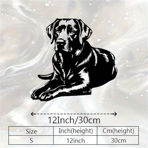 Dog Metal Wall Art - Loyal Dog Metal Wall Art - Iron Pet-Themed Sculpture, for Living Room, Bedroom & Dog-Friendly…