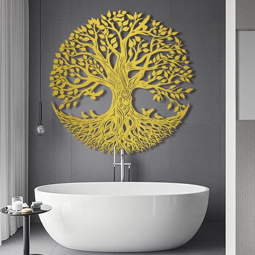 Metal Tree Wall Art - Hanwares Tree of Life Metal Wall Art, Metal Tree of Life Wall Decor, Family Tree Wall Art for…