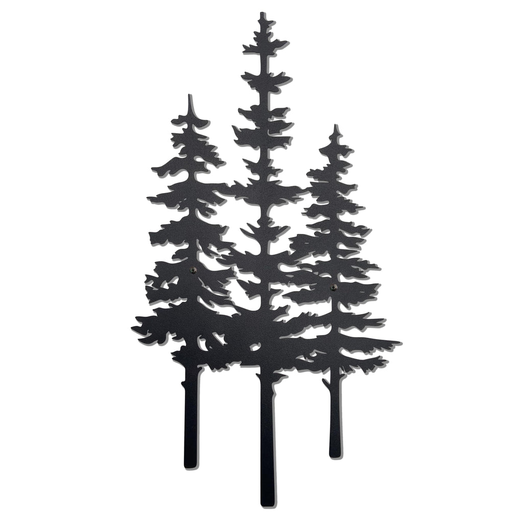 Metal Tree Wall Art - Hanwares Metal Tree Wall Decor, Cabin Decor, Tree Decor, Rustic Wall Decor for Home Office…