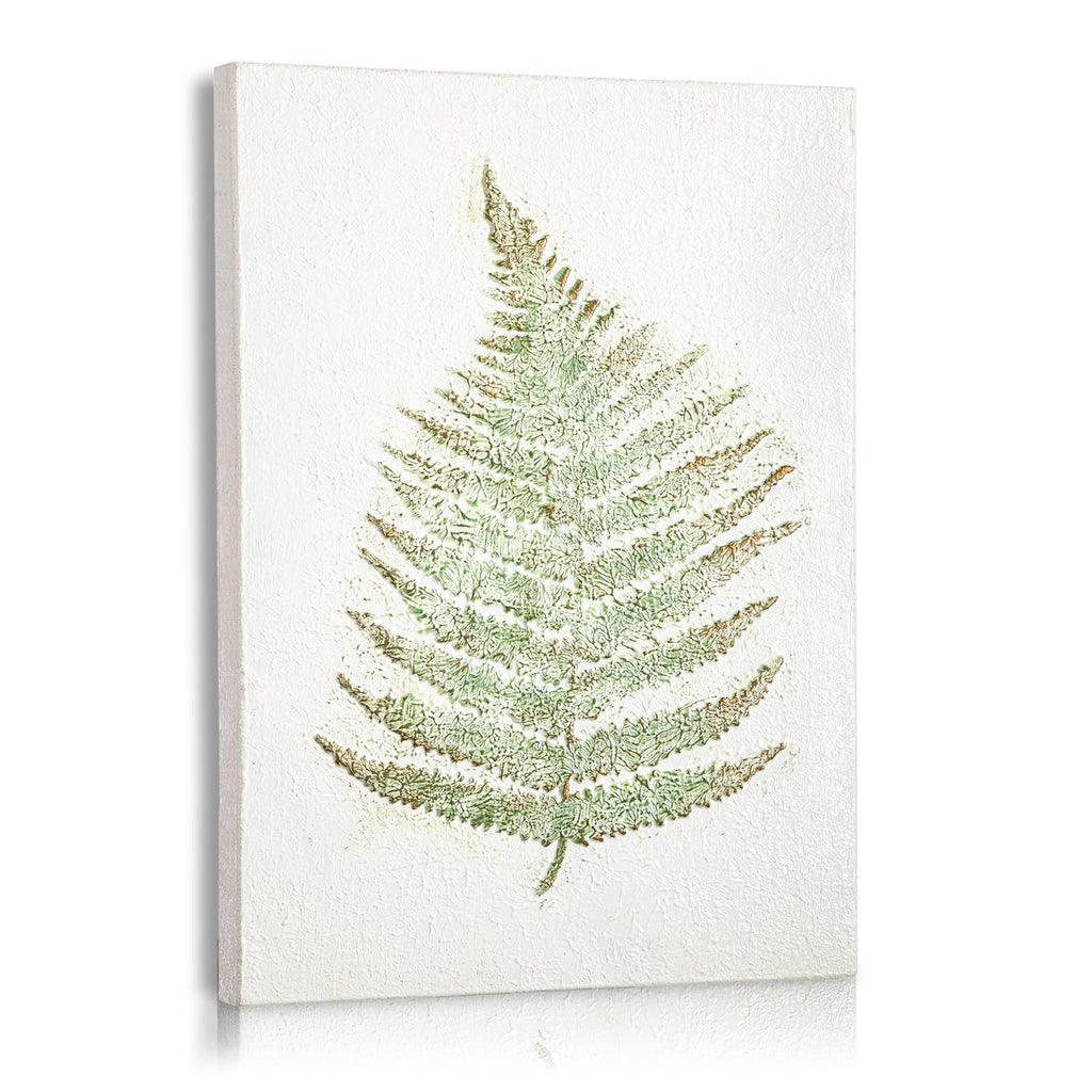 Botanical Metal Wall Art - Hanwares Metal Fern Wall Art Set of 3: Modern Botanical Nature Painting for Living Room,…