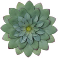Hanwares Succulent Metal Flowers Wall Decor – Green, Hand Painted, 3D Flower Art Decoration for Living Room, Bedroom, Kitchen, Bathroom - Floral Decor for Indoor & Outdoor Use